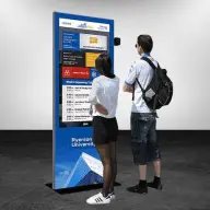 digital signage and kiosk
