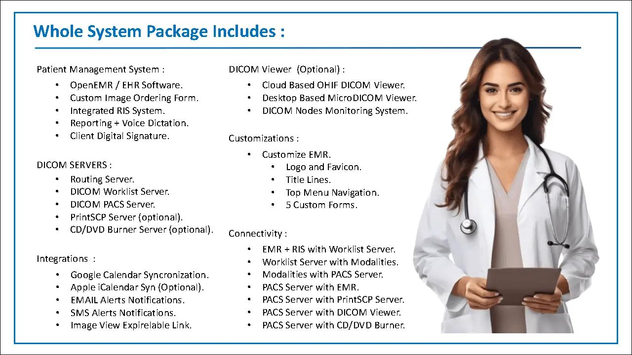radiology dicom imaging orders processing automation