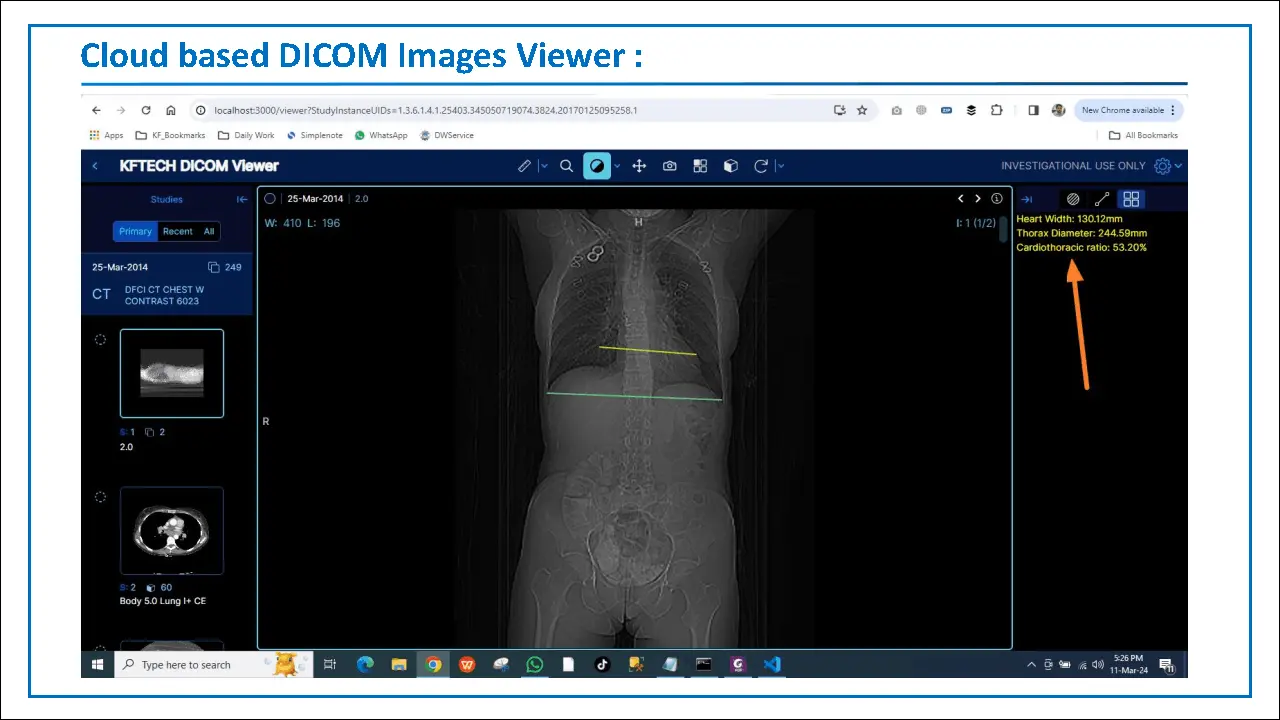 radiology dicom imaging orders processing automation