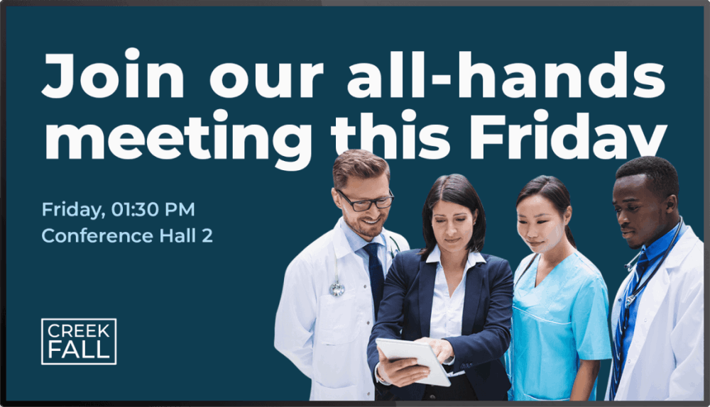 communicate upcoming events