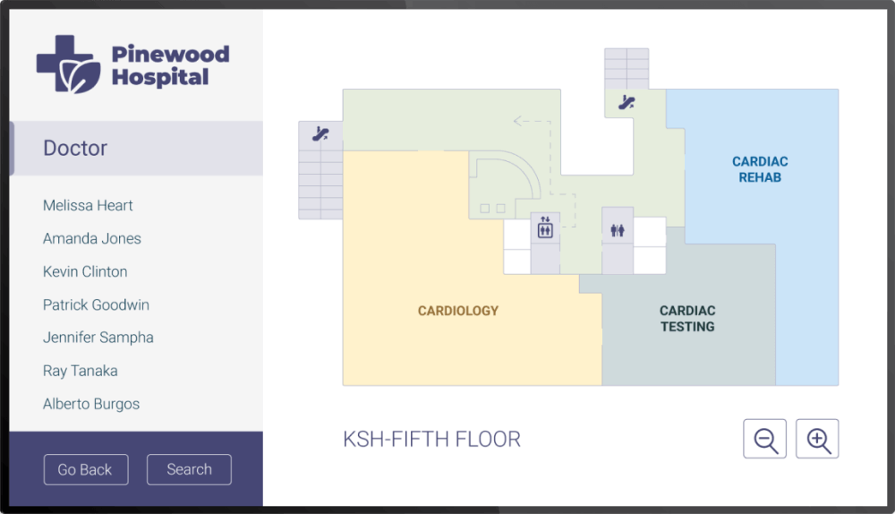 digital signage way finding
