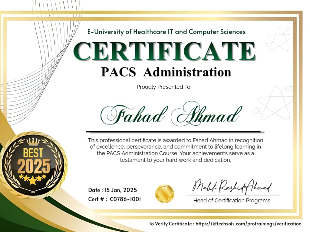 eUHITCS Certificates